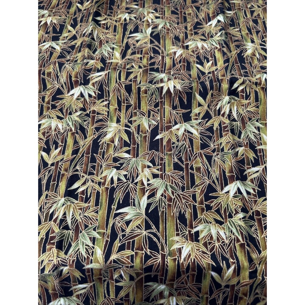 Robert Kaufman Imperial Collection 11262 Bamboo Print Cotton Quilting Fabric 1/2
